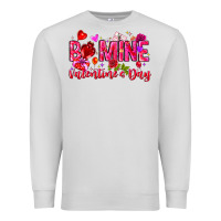 Dove Grey Be Mine Valentines Day Premium Sweatshirt - CowhideDigitalArt