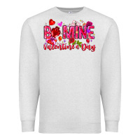 Oatmeal Heather Be Mine Valentines Day Premium Sweatshirt - CowhideDigitalArt