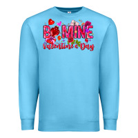 Ocean Blue Be Mine Valentines Day Premium Sweatshirt - CowhideDigitalArt