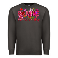 Smoke Be Mine Valentines Day Premium Sweatshirt - CowhideDigitalArt