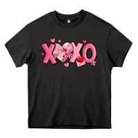 Asphalt xoxo disco heart valentine's day Heavy Core Tee - MaliasSmallBusiness