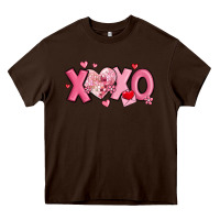 Xoxo Disco Heart Valentine's Day Heavy Core Tee | Teevron