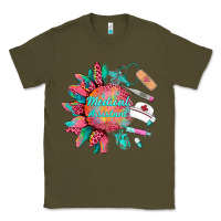 Army Green western  medical assistant  medical instruments Classic Tee - BarkalooDesign