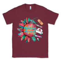 Burgundy western  medical assistant  medical instruments Classic Tee - BarkalooDesign
