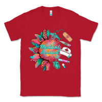 Red western  medical assistant  medical instruments Classic Tee - BarkalooDesign