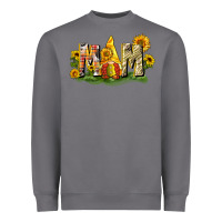 Storm Mom gnome sunflower Heavyweight Sweatshirt - CowGirlArtShop