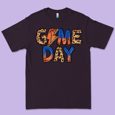 Game Day Basketball Premium Tee Designed By Maliassmallbusiness