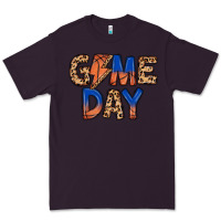 Plum game day basketball Premium Tee - MaliasSmallBusiness
