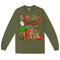 Army Green santa's favorite RN Long Sleeve Tee - texasbilliewilder