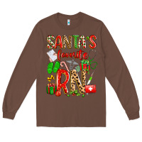 Chestnut santa's favorite RN Long Sleeve Tee - texasbilliewilder