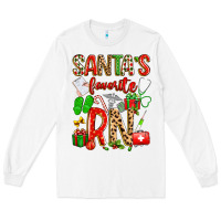 White santa's favorite RN Long Sleeve Tee - texasbilliewilder