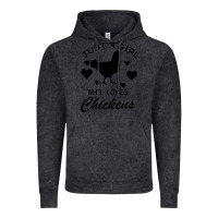 Just A Girl Who Love Chickens Vintage Hoodie | Teevron