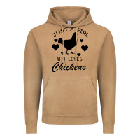Vintage Camel Just A Girl Who Love Chickens Vintage Hoodie - Bettercallsaul