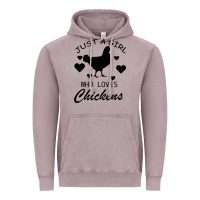 Vintage Zinc Just A Girl Who Love Chickens Vintage Hoodie - Bettercallsaul