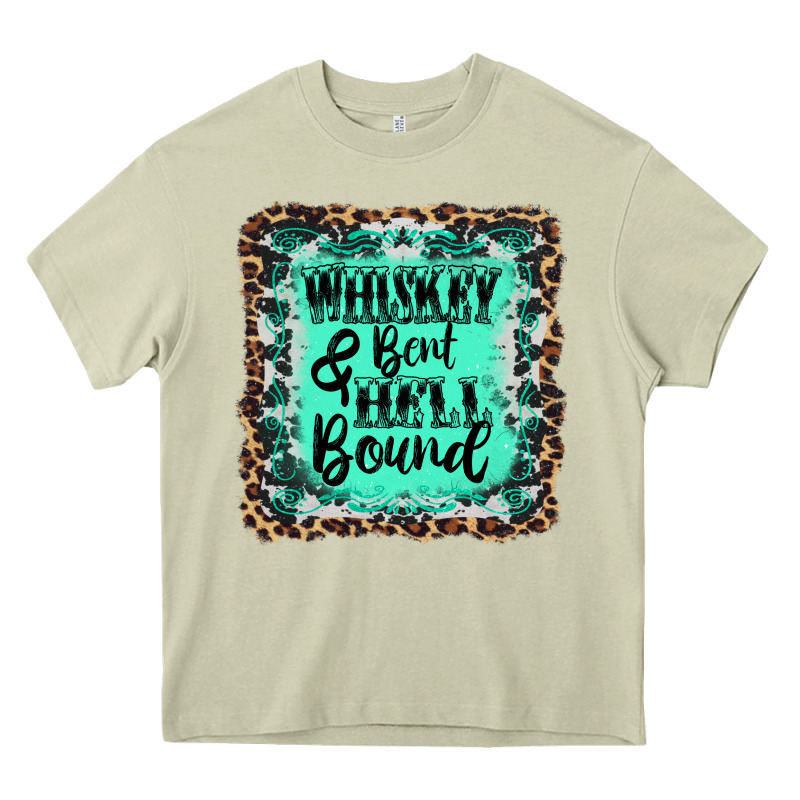 Whiskey Bent Hell Bound Heavy Core Tee by AdoDesignShop | Teevron