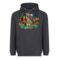 Happy Fall Y'all Owl Heavyweight Hoodie | Teevron