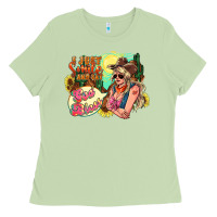 Matcha i just smile and say god bless Ladies Tee - NancyCooperArtShop