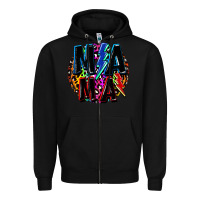 Black Mama lightning bolts Mother's Day Zipper Hoodie - FaDigitalArtStudio