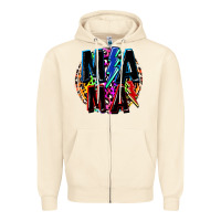 Sandshell Mama lightning bolts Mother's Day Zipper Hoodie - FaDigitalArtStudio