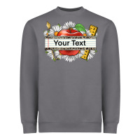 Storm floral teacher custom name Heavyweight Sweatshirt - CowGirlArtShop