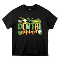 Black dental squad Heavy Core Tee - MaliasSmallBusiness
