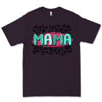 Plum mama leopard Premium Tee - MaliasSmallBusiness