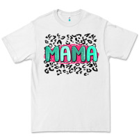 White mama leopard Premium Tee - MaliasSmallBusiness