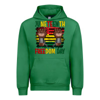 Emerald juneteenth freedom day Urban Hoodie - Artiststas