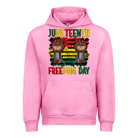 Fuchsia Pink juneteenth freedom day Urban Hoodie - Artiststas