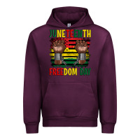 Mauve Wine juneteenth freedom day Urban Hoodie - Artiststas