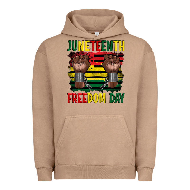 Juneteenth Freedom Day Urban Hoodie by Artiststas | Teevron