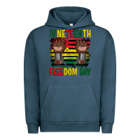 Pigment Midnight Navy juneteenth freedom day Urban Hoodie - Artiststas