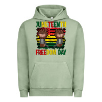 Pigment Oil Green juneteenth freedom day Urban Hoodie - Artiststas