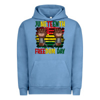 Pigment Pebble Blue juneteenth freedom day Urban Hoodie - Artiststas