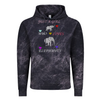 Cloud Black Just A Girl Who Loves Elephants Vintage Hoodie - Bettercallsaul