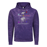 Cloud Purple Just A Girl Who Loves Elephants Vintage Hoodie - Bettercallsaul