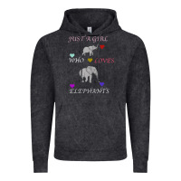 Vintage Black Just A Girl Who Loves Elephants Vintage Hoodie - Bettercallsaul