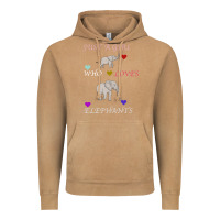 Vintage Camel Just A Girl Who Loves Elephants Vintage Hoodie - Bettercallsaul