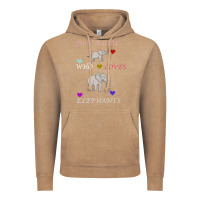 Vintage Coffee Just A Girl Who Loves Elephants Vintage Hoodie - Bettercallsaul