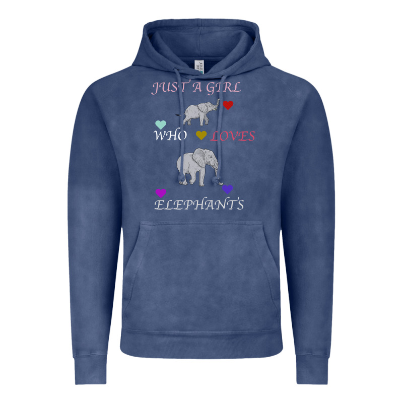 Just A Girl Who Loves Elephants Vintage Hoodie by Bettercallsaul | Teevron