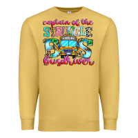Antique Gold captain of the struggle bus bus Premium Sweatshirt - CowhideDigitalArt