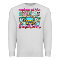 Dove Grey captain of the struggle bus bus Premium Sweatshirt - CowhideDigitalArt