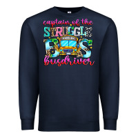 Navy captain of the struggle bus bus Premium Sweatshirt - CowhideDigitalArt