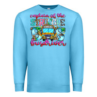 Ocean Blue captain of the struggle bus bus Premium Sweatshirt - CowhideDigitalArt