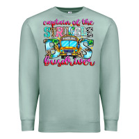 Seafoam captain of the struggle bus bus Premium Sweatshirt - CowhideDigitalArt