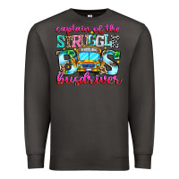 Smoke captain of the struggle bus bus Premium Sweatshirt - CowhideDigitalArt