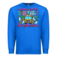 True Royal captain of the struggle bus bus Premium Sweatshirt - CowhideDigitalArt