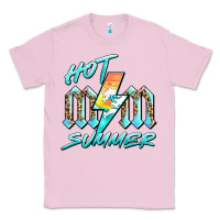 Bubblegum Pink hot mom summer Classic Tee - BarkalooDesign