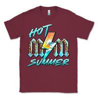 Burgundy hot mom summer Classic Tee - BarkalooDesign