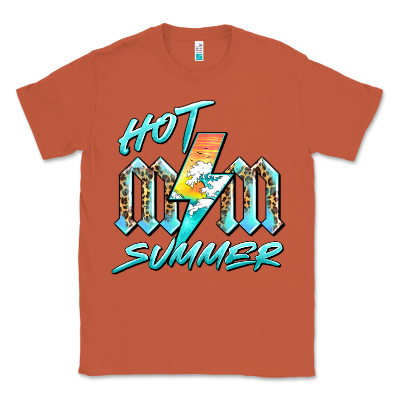 Hot Mom Summer Classic Tee by BarkalooDesign | Teevron